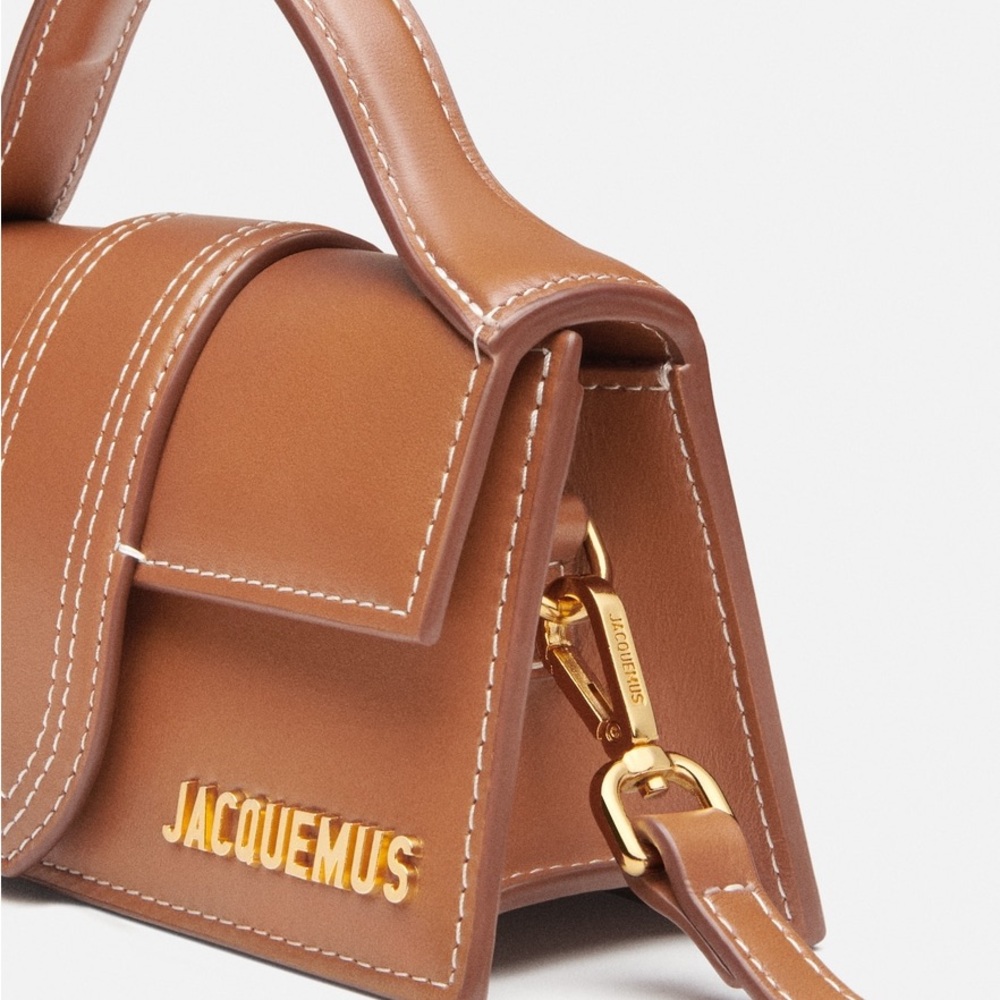 Jacquemus Light Brown Le Grand Bambino Leather Women's Bag - COA Included - Picture 3 of 10